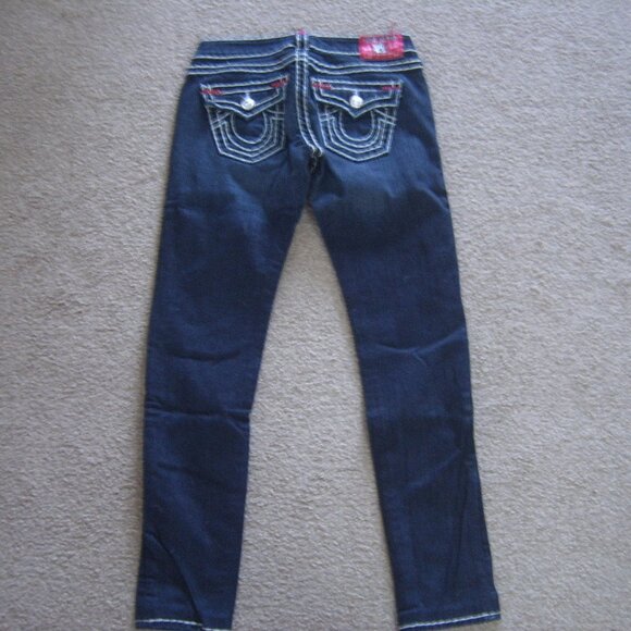Like New Excellent Condition True Religion Women Super T Jeans sz 26 Made in USA - Picture 2 of 5